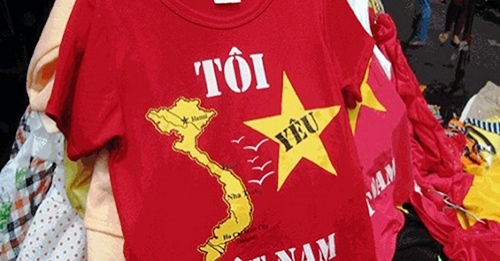 Áo cờ Tôi Yêu Việt Nam