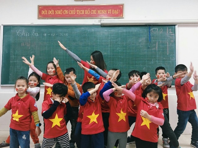 Áo cờ đỏ sao vàng Trường Tiểu Học Khánh Hà - Hình 3