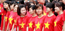 Cung cấp áo thun cờ Việt Nam cho trường học