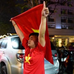 Huế vui mừng chiến thắng U23 Việt Nam và U23 Iraq